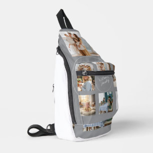 À Bandoulière Sac Minimaliste Personnalisé avec Photo de Famille