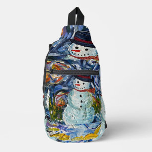 À Bandoulière Sac Snowman