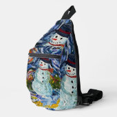 À Bandoulière Sac Snowman (Coin droit)