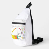 À Bandoulière Séquence de Fibonacci et Sac d'élingue de ratio d' (Coin droit)