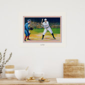 À Bat ~ Poster de baseball Vintage (Cuisine)