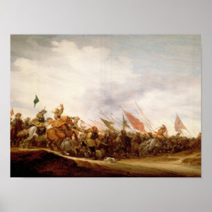 A Battle Scene, 1653 Poster