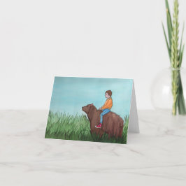 A Beary Good Day: Wenskaart 4 "x5.6" Feestdagen Kaart