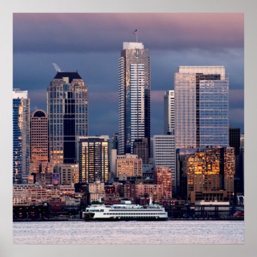 A beautiful and dramatic sunset seen from West Poster (Voorkant)