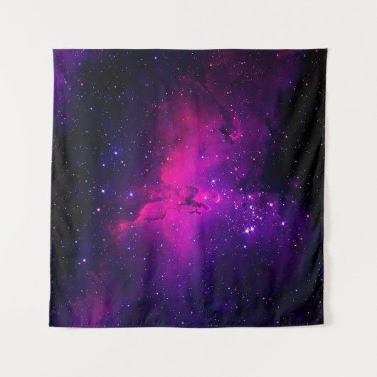 A beautiful, bright space nebula. background,abstr wandkleed (Voorkant)