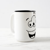 A beautiful cup for drinking kluis tweekleurige koffiemok (Voorkant links)