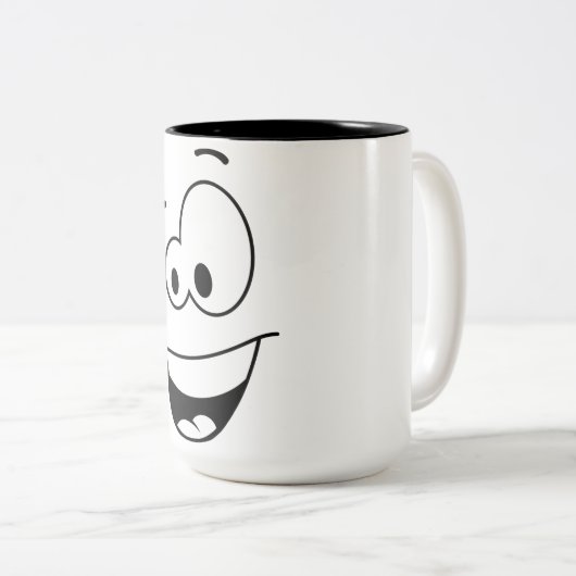 A beautiful cup for drinking kluis tweekleurige koffiemok (Voorkant rechts)