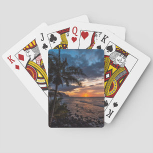 A beautiful sunset speelkaarten