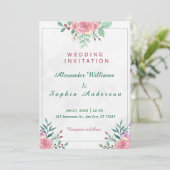 A beautiful wedding invitation to begin a happy li (Debout devant)