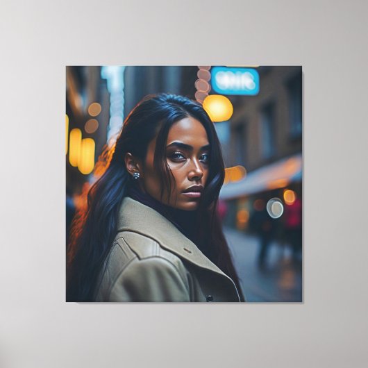 A BEAUTIFUL WOMAN #1 CANVAS AFDRUK (Voorkant)