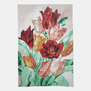 A Beautifully Bold Floral Bouquet of Tulips Theedoek