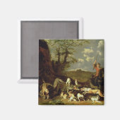 A Beer Hunt, 1655 Magneet (Voorkant / Achterkant)