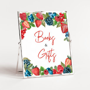 A Berry Sweet Baby shower Boeken en geschenken Poster