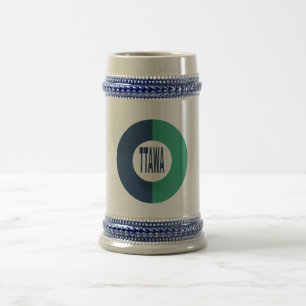 À Bière Chope 624 g gris bleu OTTAWA