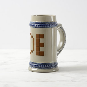 À Bière CHOPE gris/bleu ALLEMAGNE CHOCOLAT