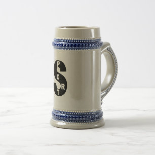 À Bière Chope grise TOP DESIGN SPORT