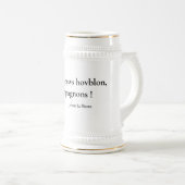 À Bière Chope Hardi dessvs hovblon (Devant droit)