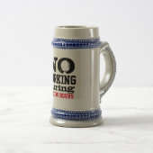 À Bière Pas de travail pendant les heures de boisson Chope (Devant droit)