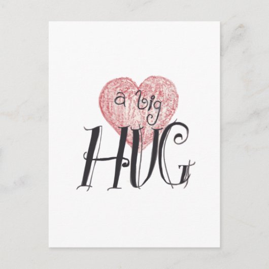 A Big Hug Briefkaart (Voorkant)