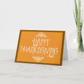 A Blessed Thanksgiving Day Greeting Card Kaart (Voorkant)