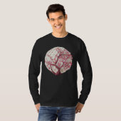 A Blossoming Life Cherry Blossom Tree of life Glob T-shirt (Voorkant volledig)
