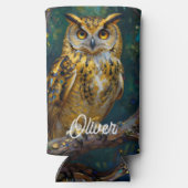 A Blue and Gold Majestic Owl   (Achterkant)