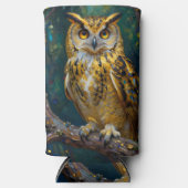 A Blue and Gold Majestic Owl   (Voorkant)