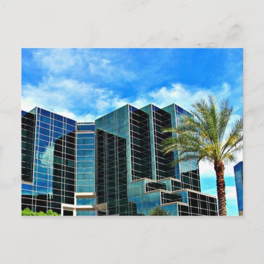 "A Blue Phoenix" Briefkaart (Voorkant)