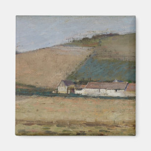 A Boerderij between Hills, Giverny, c.1887 Magneet