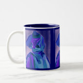 "A. Boleyn Blue I" Mug - Personnalisable (Gauche)