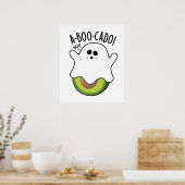 A-boo-cado Funny Avocado Pun Poster (Keuken)