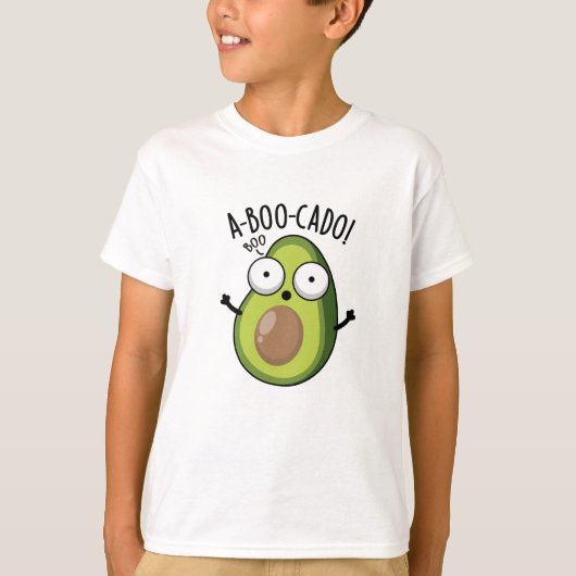 A-boo-cado Funny Avocado Scare Puns T-shirt (Voorkant)