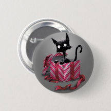 A Boo Kat Gift Button