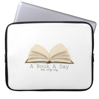 A Book A Day: Keeps Reality Away Electronics Bag Laptop Sleeve