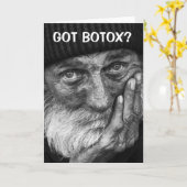 A BOTOX ? Carte de vœux (Fleur jaune)