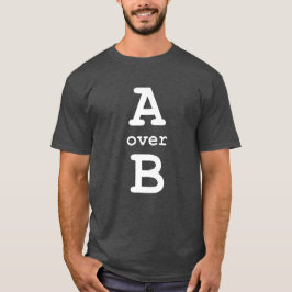 A boven B T-shirt
