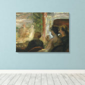 A Box at the Theater, c.1865-70 Canvas Afdruk (Insitu (Houten vloer))