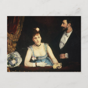 A Box bij het Italiaanse theater, 1874 Briefkaart