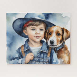 A boy and his dog legpuzzel