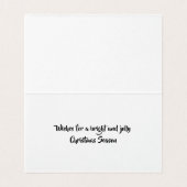 A Bright and Jolly Christmas Card (Inside Unfolded)