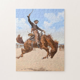 A Buck Jumper 1893 - Frederic Remington Legpuzzel