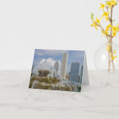 À Buckingham Fountain Penser À Votre Carte (Fleur jaune)