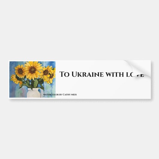 A Bumper Sticker support for Ukraine (Devant)
