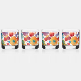 A Bunch of Splatter Whisky Glas