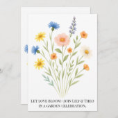 A burst of springtime joy kaart (Voorkant / Achterkant)