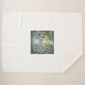 A Butterfly Dreamscape Sherpa Deken (Voorkant (horizontaal))