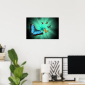 A Butterflys Journey Poster (Thuiskantoor)