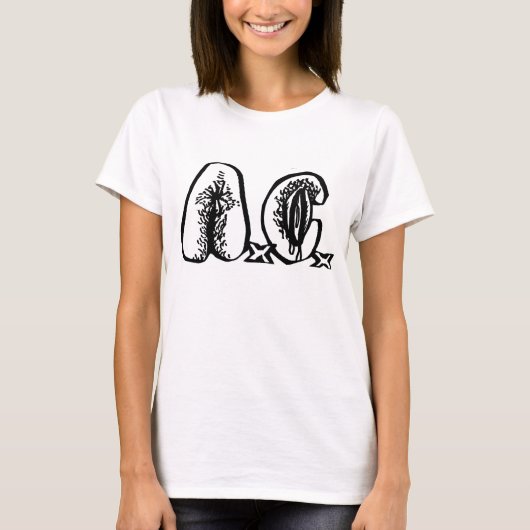 A.C. - T-shirt de filles de logo (Devant)