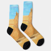 A camel socks  sokken (Rechts)