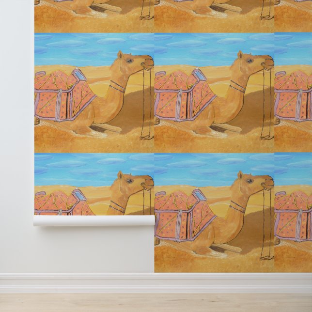 A camel wallpaper  behang (Applicatie)